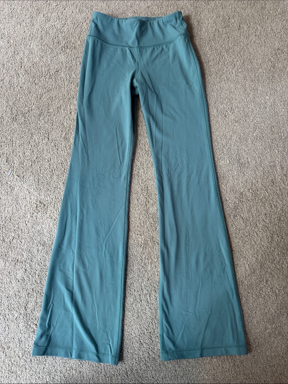 Athleta Girl Teal High-Rise Flare Leggings